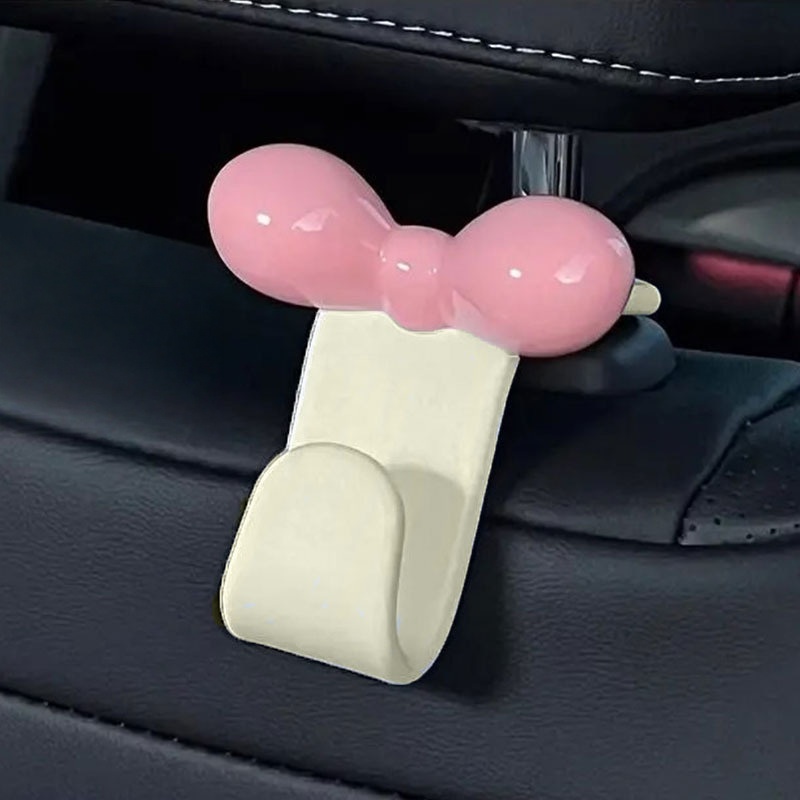 Car Accessories For Road Trip - Minimalist Bow Car Back Seat Hanging