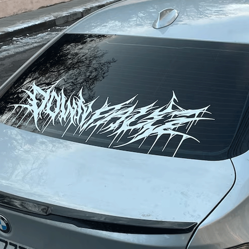 Car Accessories Banner - JDM Car Stickers Decoration Windshield Banner