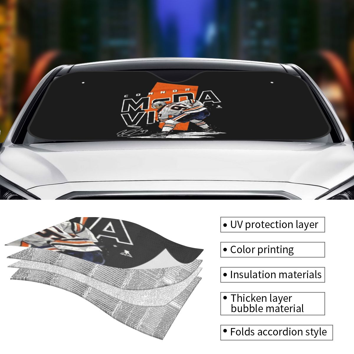 Connor McDavid 97 For Edmonton - Car Accessories Edmonton ulasan dan harga