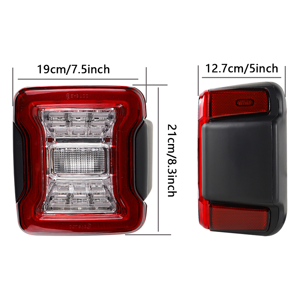 LED Tail Lights for Jeep Wrang - Car Accessories For Road Trip ulasan dan harga