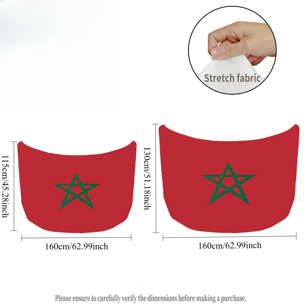 National Morocco Flag Banner C - Car Accessories Banner ulasan dan harga