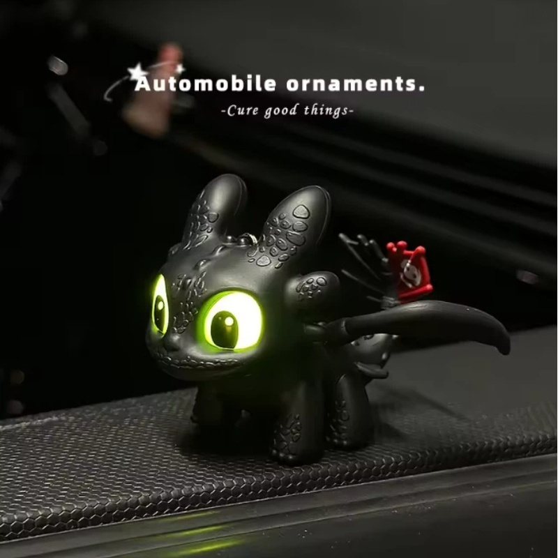 Genuine Cute Glowing Toothless - Car Accessories Dashboard ulasan dan harga