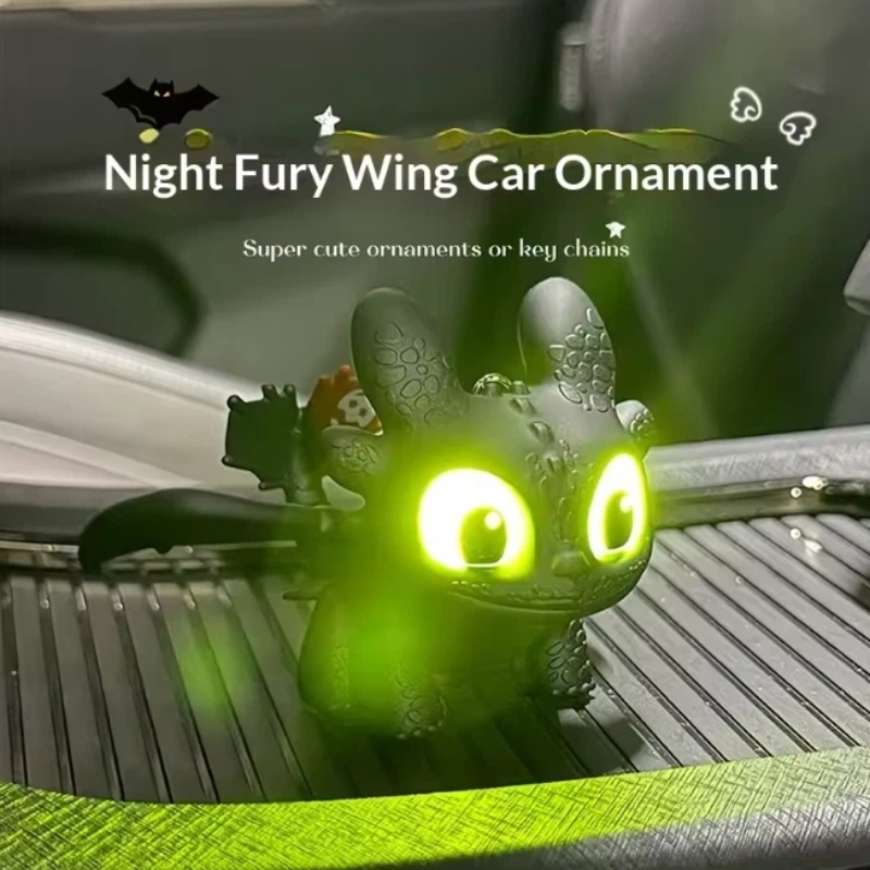 Genuine Cute Glowing Toothless - Car Accessories Dashboard ulasan dan harga