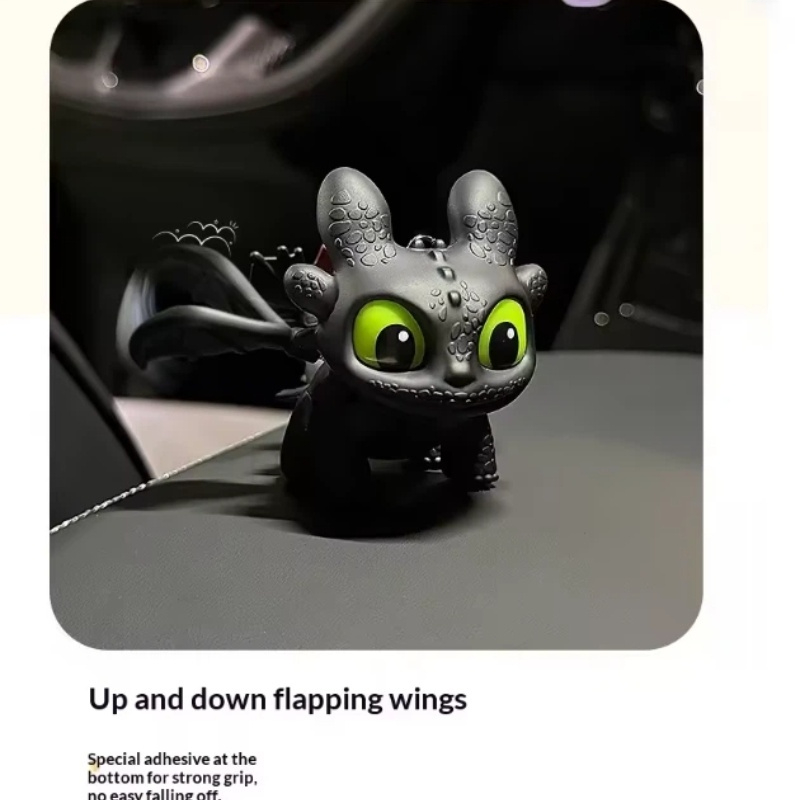 Genuine Cute Glowing Toothless - Car Accessories Dashboard ulasan dan harga