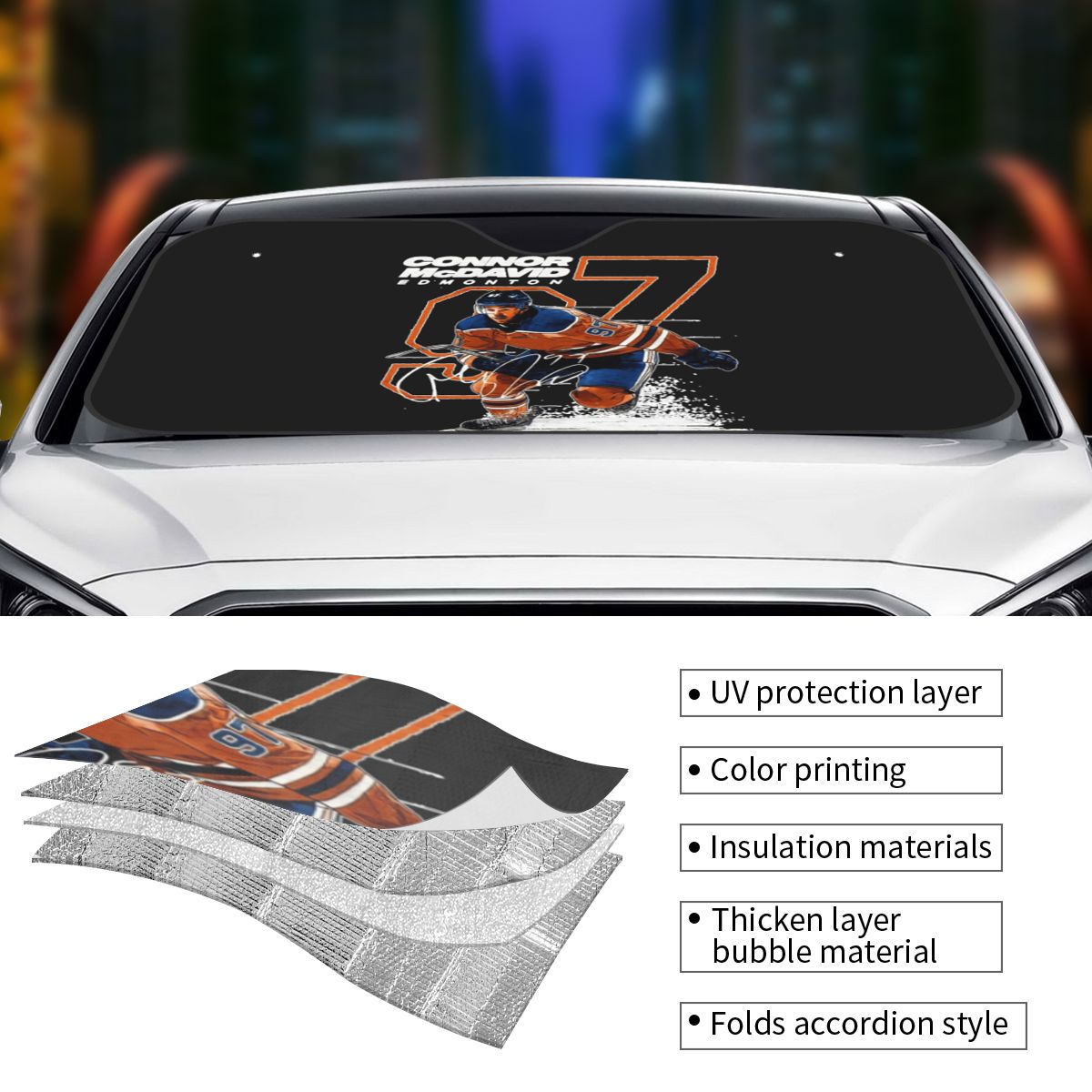 Connor McDavid 97 For Edmonton - Car Accessories Edmonton ulasan dan harga