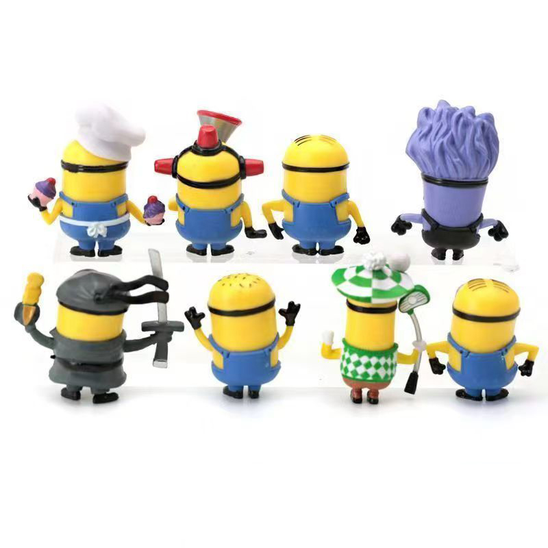 8 Pcs/1set 52TOYS Minions Cart - Car Accessories Walmart ulasan dan harga