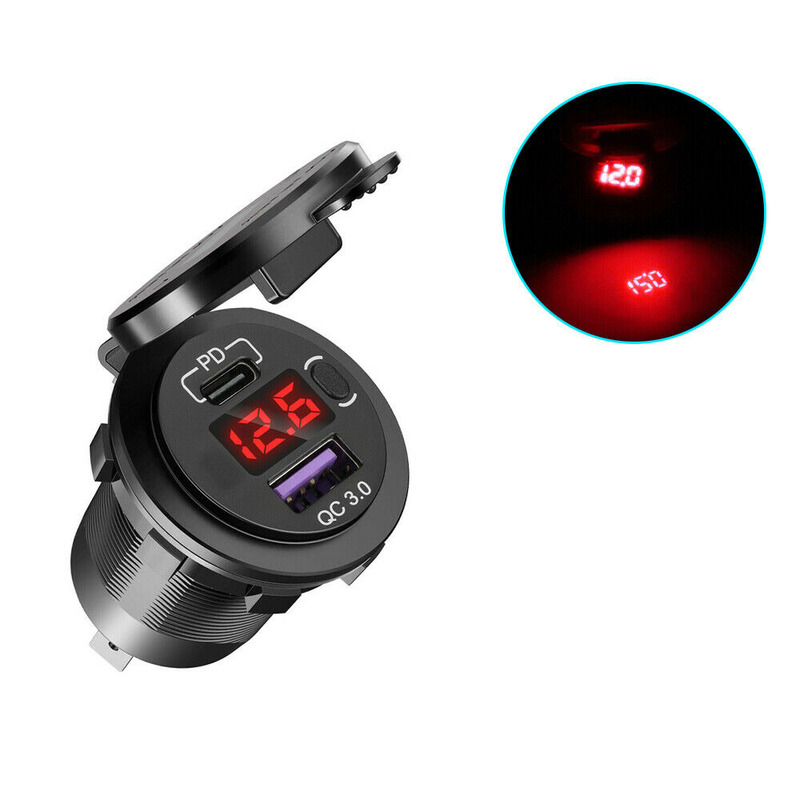 Portable QC 3.0+ PD Dual USB F - Car Accessories Qc ulasan dan harga
