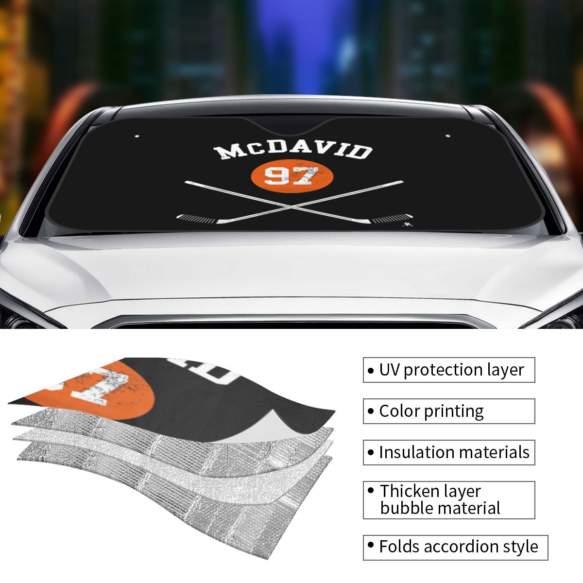 Connor McDavid 97 For Edmonton - Car Accessories Edmonton ulasan dan harga
