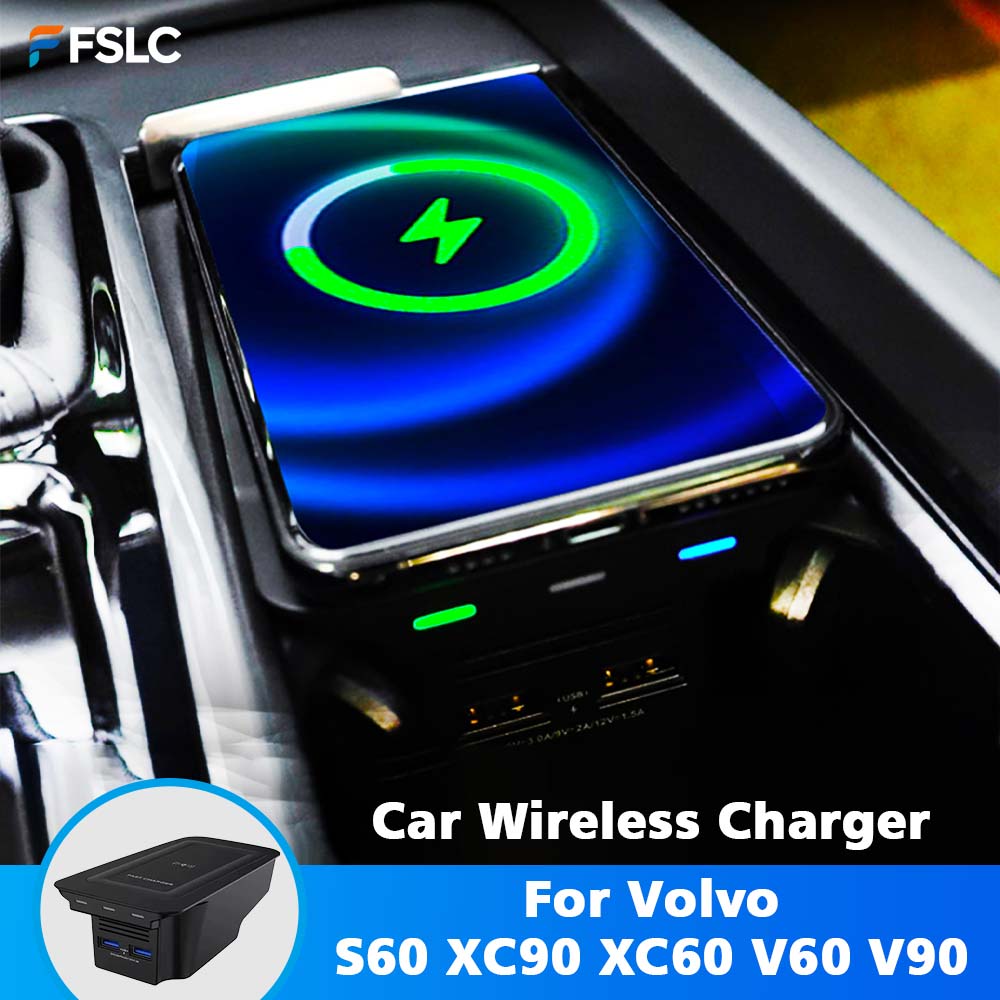 ⭐Genuine⭐ Car Wireless Charger - Volvo Car Accessories Xc90 ulasan dan harga