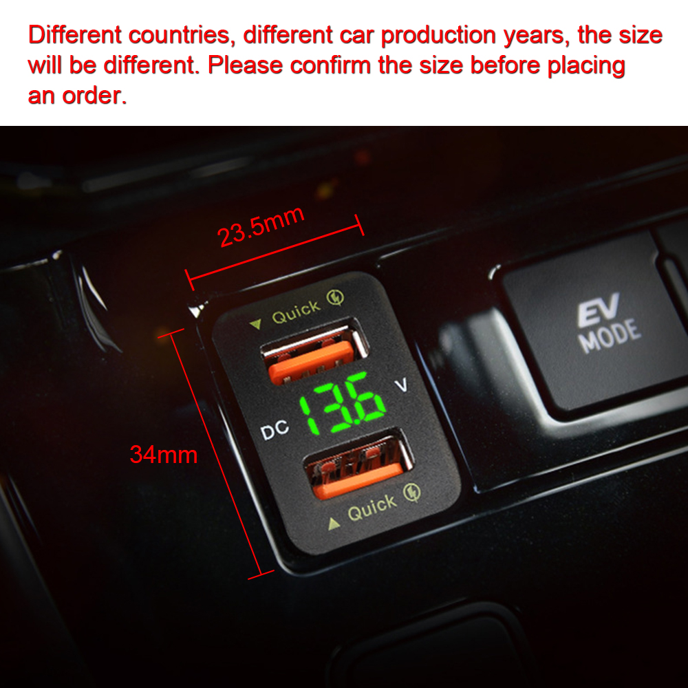 LED Car Accessories Power Adap - Car Accessories Qc ulasan dan harga