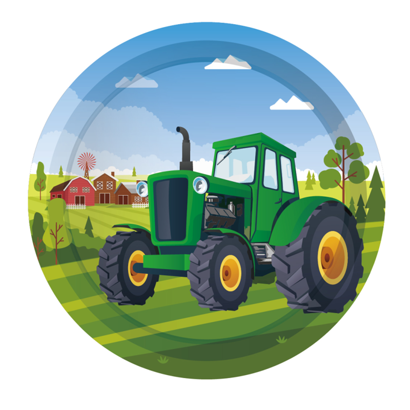 Green Farm Tractor Theme Dispo - Car Accessories Banner ulasan dan harga