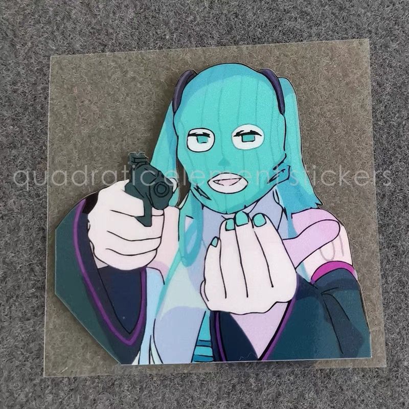 Miku Motorcycle Sticker Water  - Car Accessories Girl ulasan dan harga