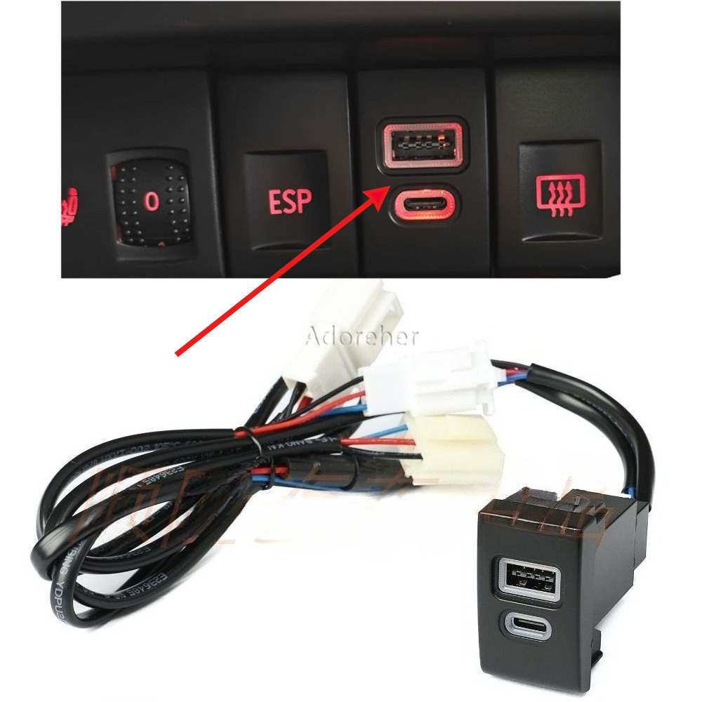 1 PC Car USB QC 3.0 Type C Pho - Car Accessories Qc ulasan dan harga