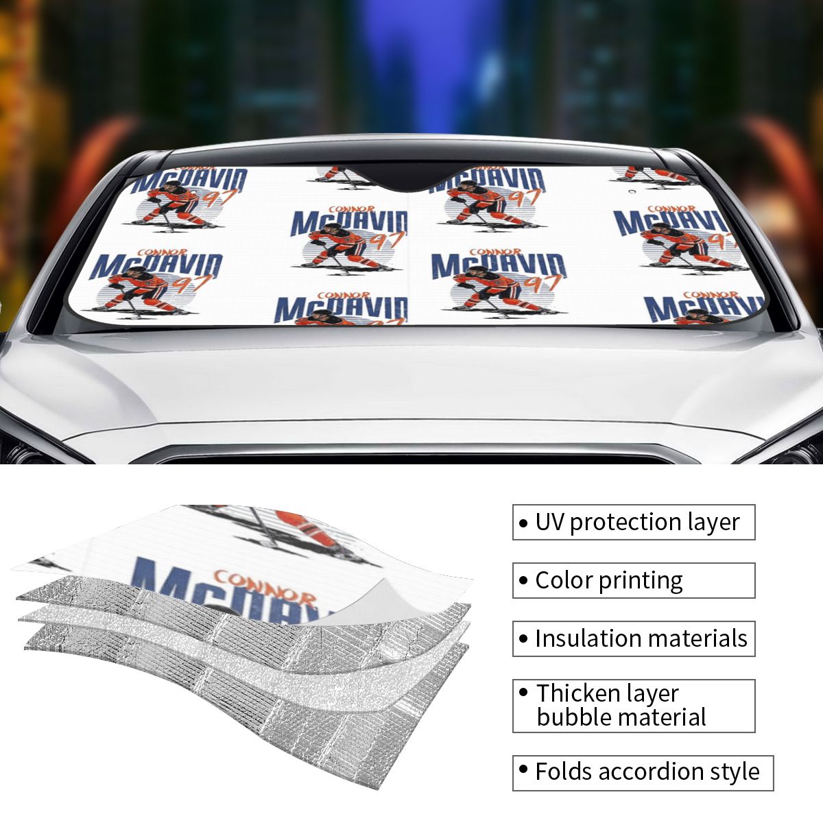 Connor McDavid 97 For Edmonton - Car Accessories Edmonton ulasan dan harga