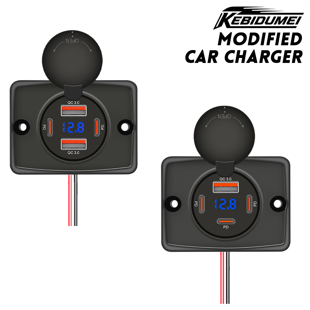 KEBIDUMEI PD+QC 4 Ports Car Ch - Car Accessories Qc ulasan dan harga