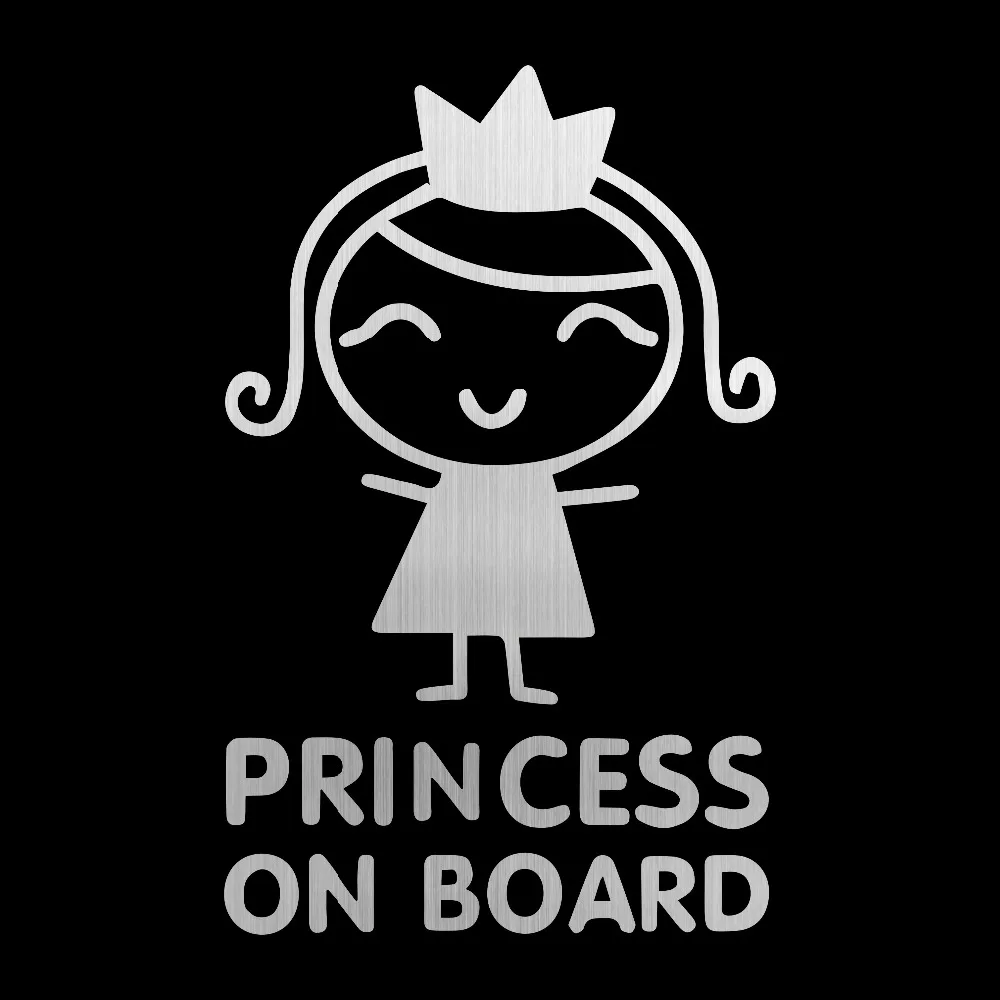 Car Stickers Personality Princ - Car Accessories For Baby ulasan dan harga
