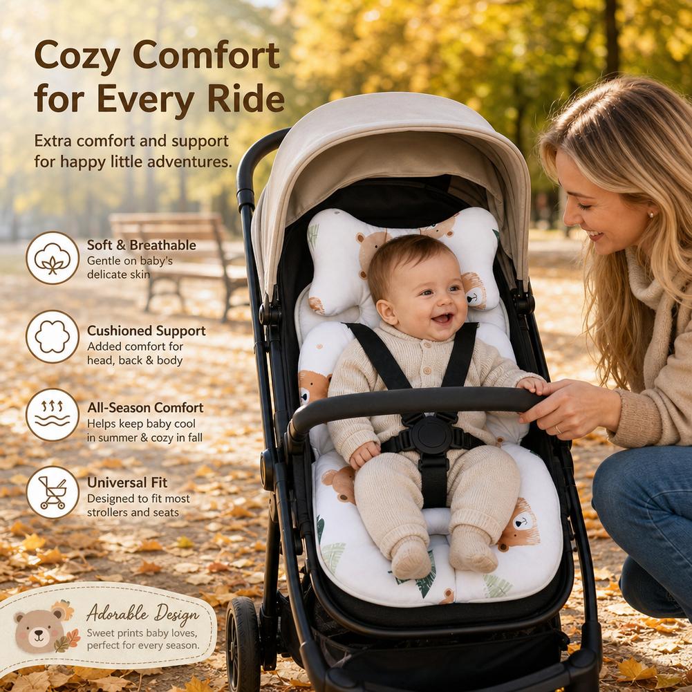 Soft Baby Stroller Seat Cushio - Car Accessories For Baby ulasan dan harga