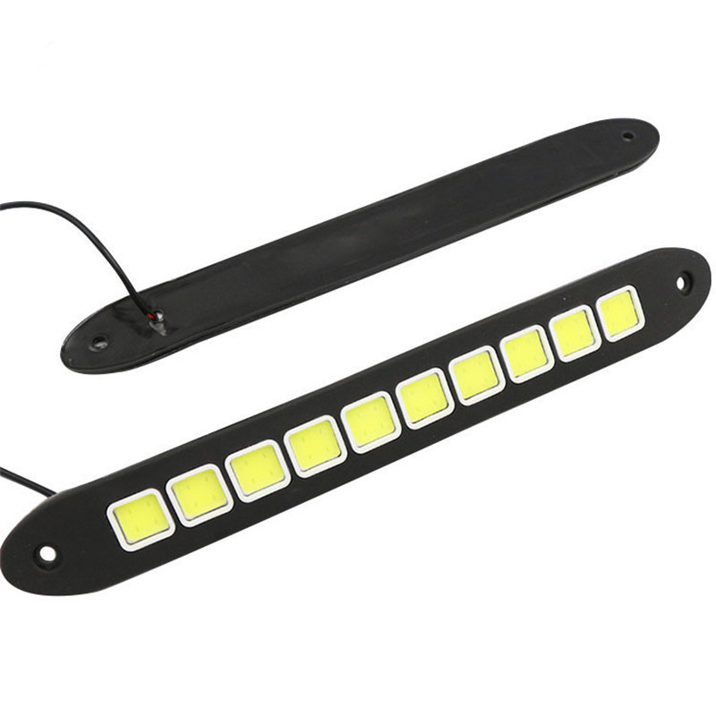 1/2pcs DRL COB Car LED Daytime - Car Accessories For Road Trip ulasan dan harga