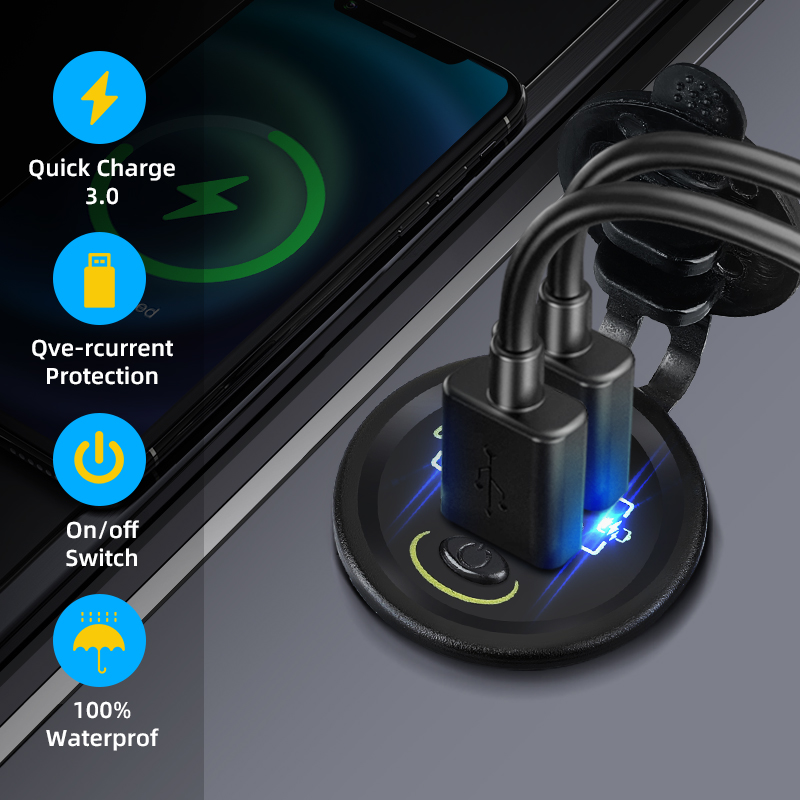 QC3.0 36W Car Usb Charger Auto - Car Accessories Qc ulasan dan harga