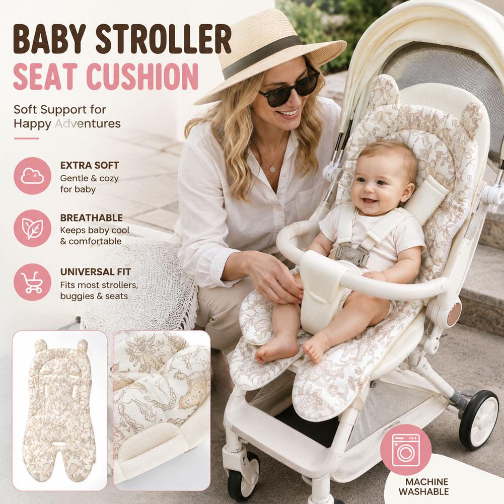 Baby Stroller Seat Cushion Sof - Car Accessories For Baby ulasan dan harga
