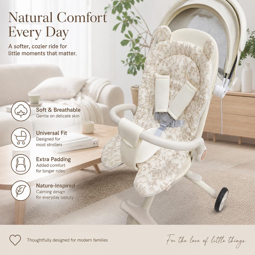 Baby Stroller Seat Cushion Sof - Car Accessories For Baby ulasan dan harga