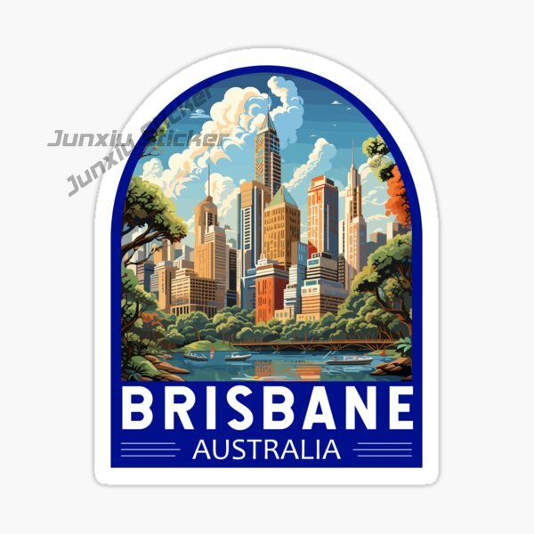 BRISBANE Australia Flag Nation - Car Accessories Brisbane ulasan dan harga