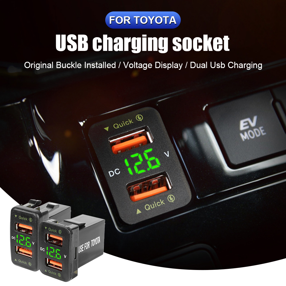 QC Car Socket Charger 12-24V V - Car Accessories Qc ulasan dan harga