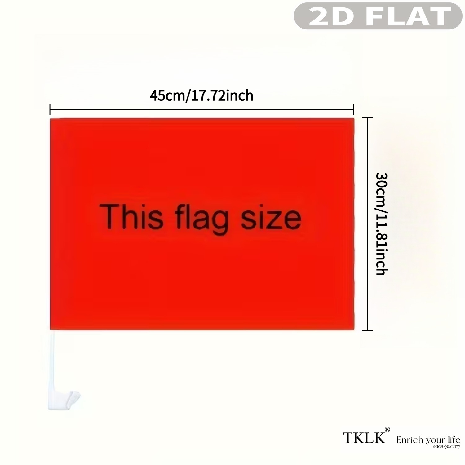1pc / 5pcs Customize Car Flag  - Car Accessories Banner ulasan dan harga
