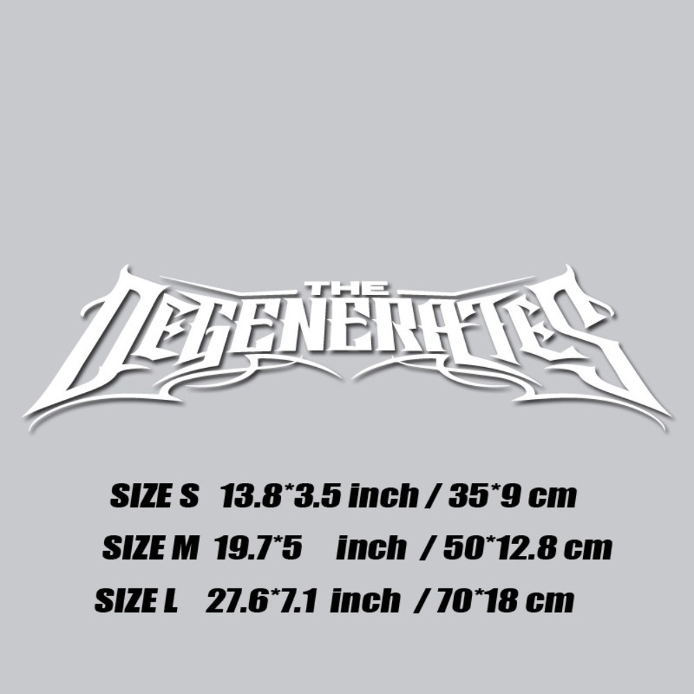1pc THE DEGENERATES JDM Sport  - Car Accessories Banner ulasan dan harga