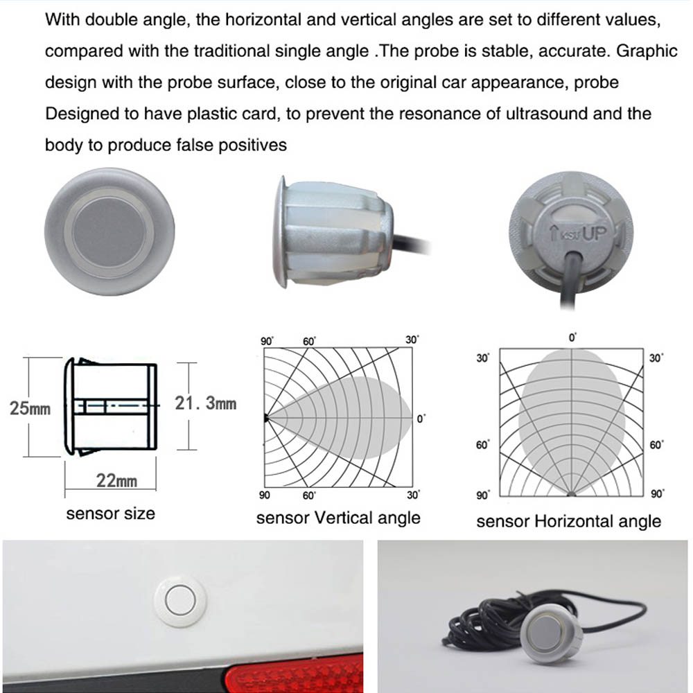 8 Parking Sensor Parktronic Ca - Car Accessories Near Me ulasan dan harga
