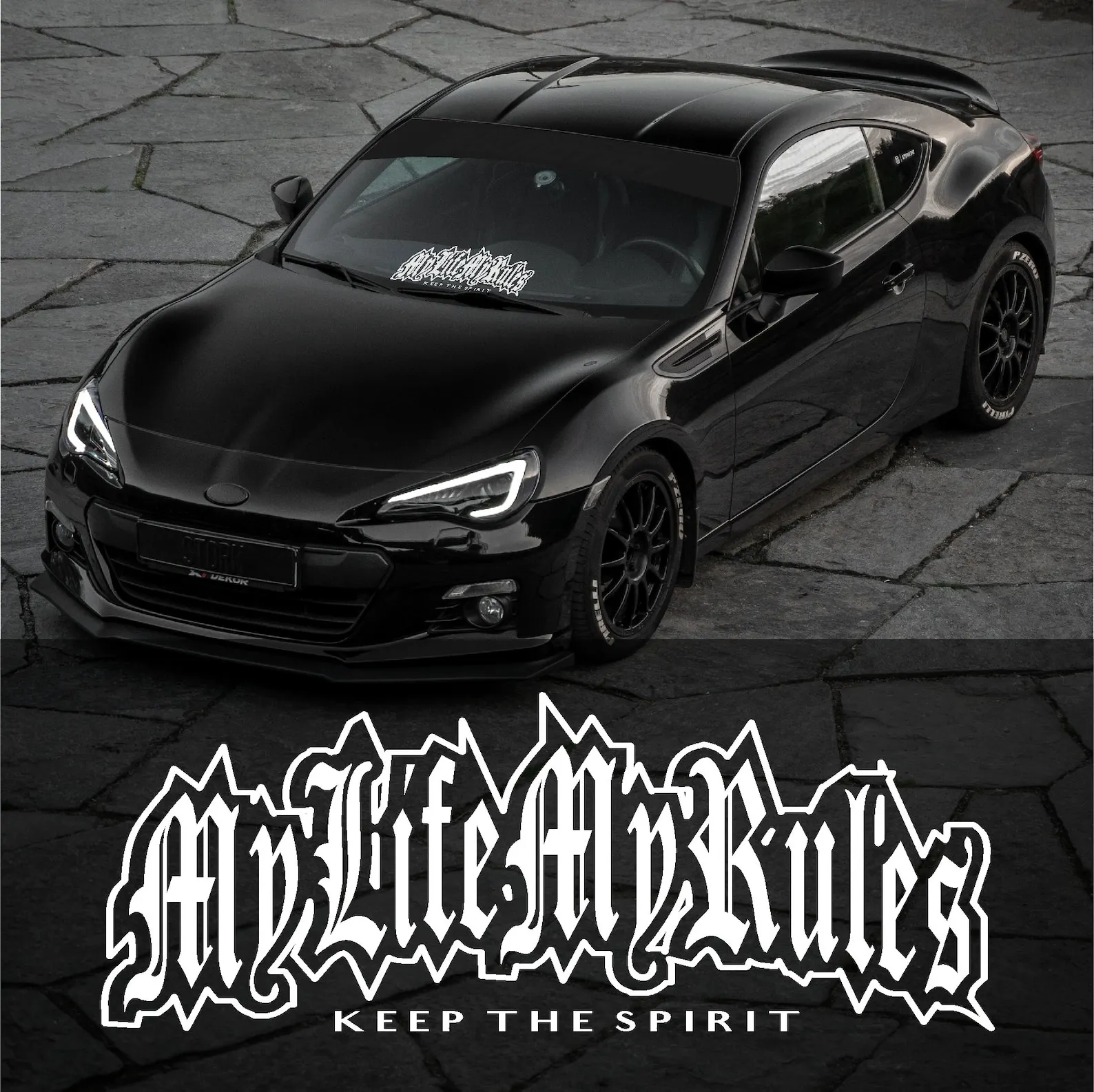 My Life My Rules Keep The Spir - Car Accessories Banner ulasan dan harga