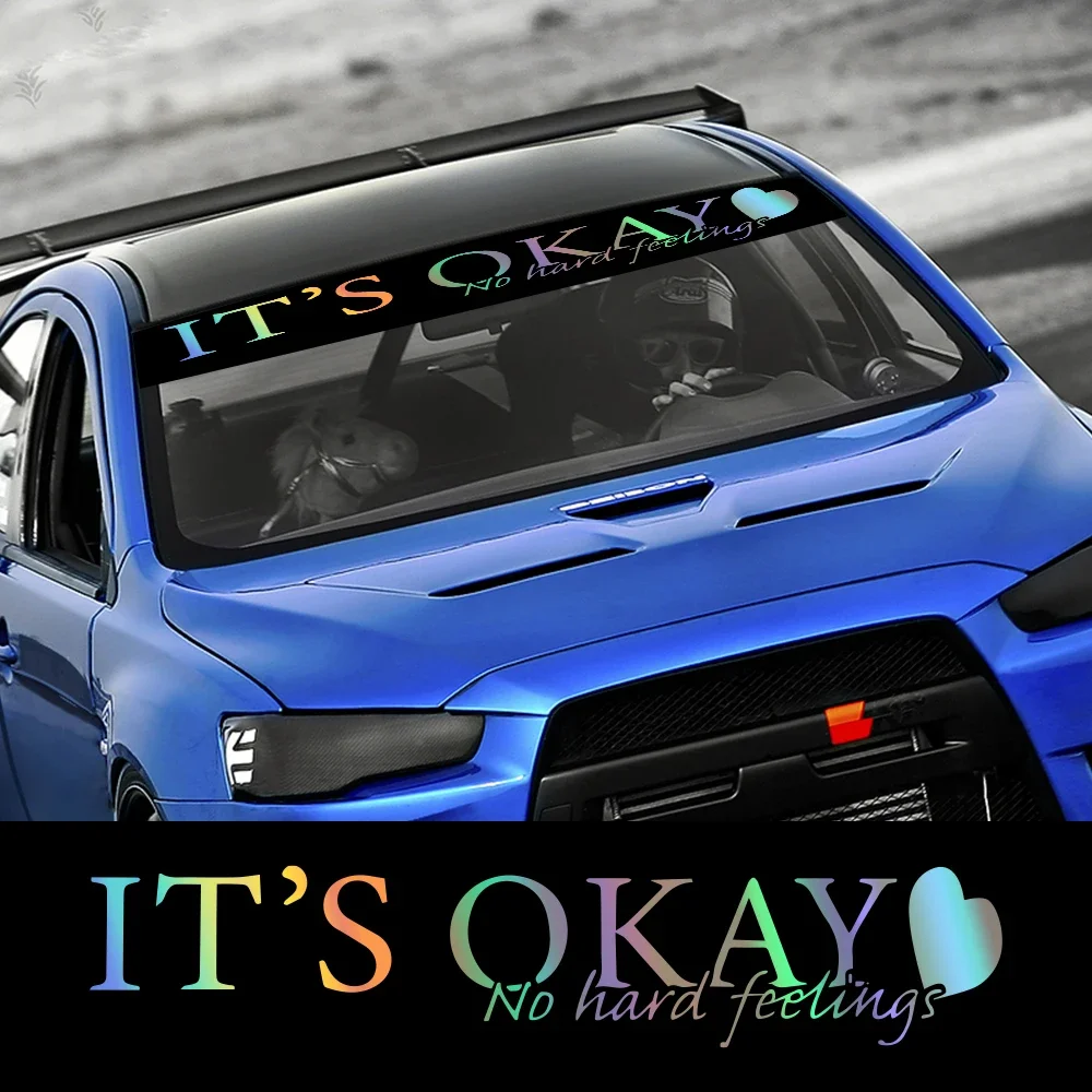 Car Sticker No Hard Feelings I - Car Accessories Banner ulasan dan harga