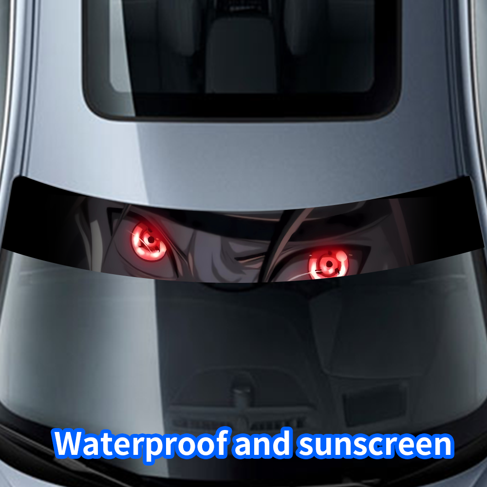 Anime 3D Eyes Car Front Windsh - Car Accessories Banner ulasan dan harga