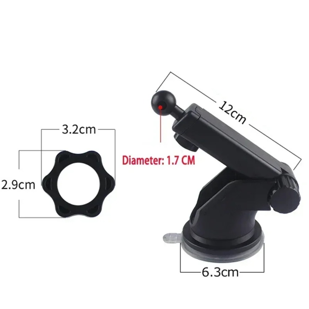 17mm Ball Desk Holder Base Car - Car Accessories Dashboard ulasan dan harga