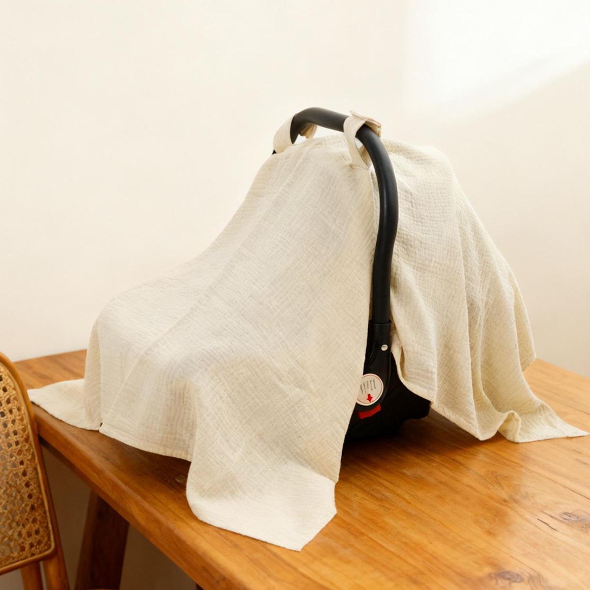 2025 Solid Color Baby Muslin C - Car Accessories For Baby ulasan dan harga