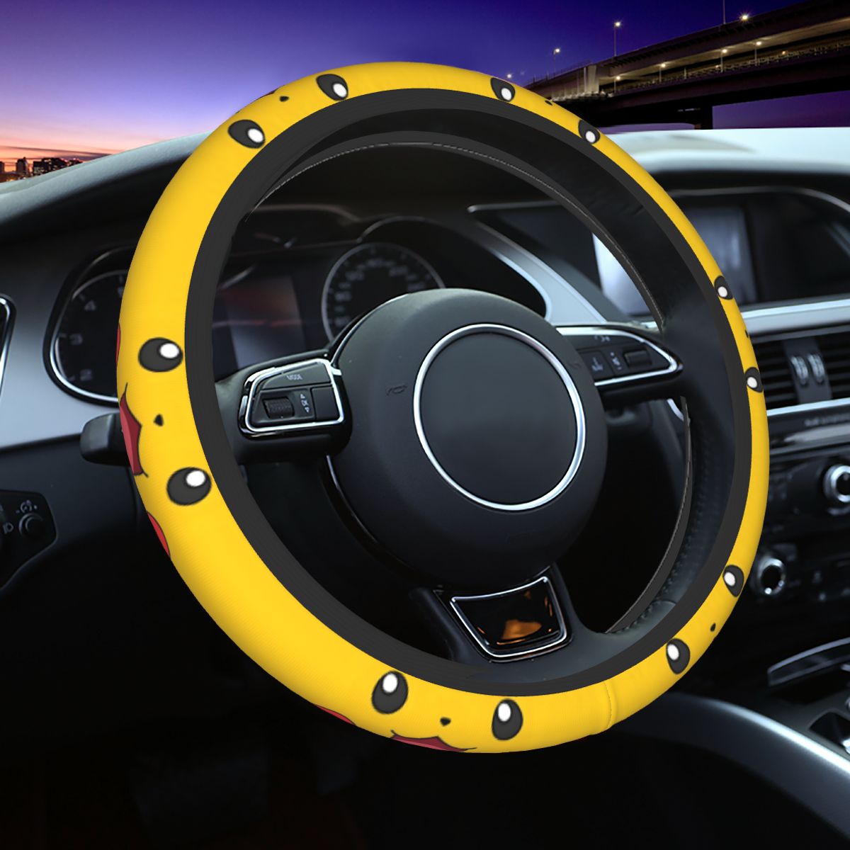 B-Bikachus Smile Steering Whee - Car Accessories Girl ulasan dan harga