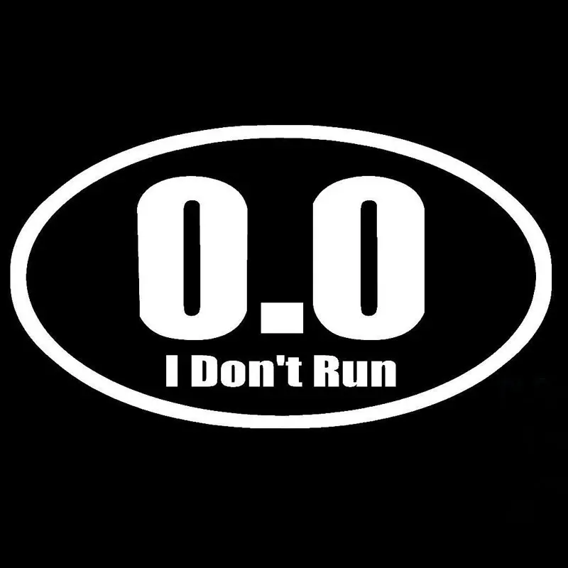 New Design 0.0 I Don't Run Adh - Car Accessories For Road Trip ulasan dan harga