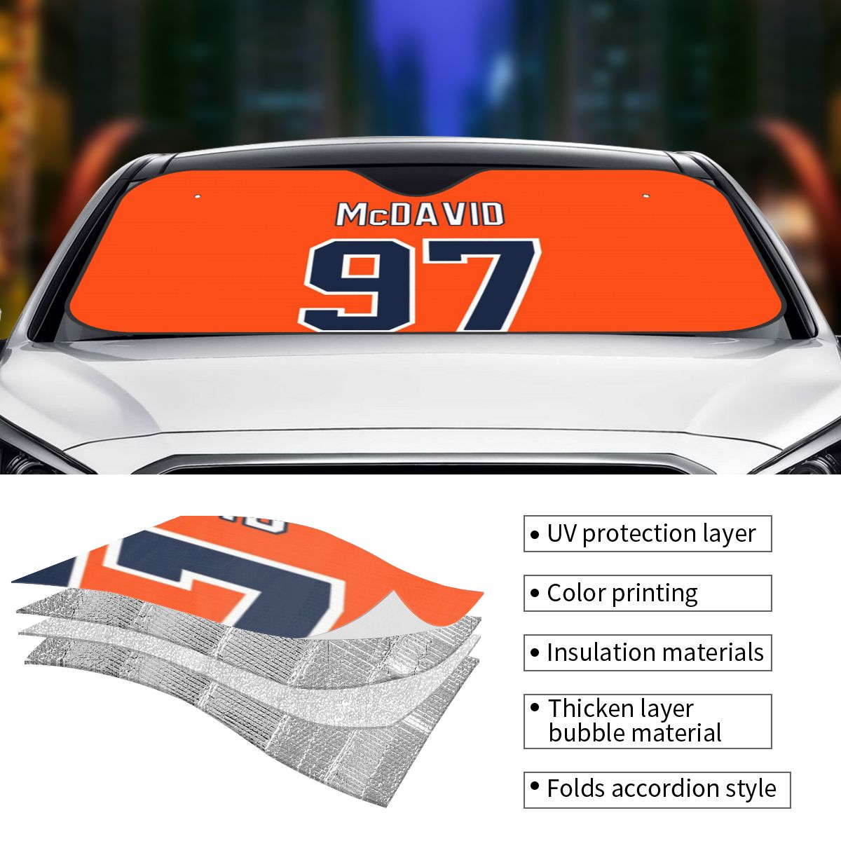 Connor McDavid 97 For Edmonton - Car Accessories Edmonton ulasan dan harga